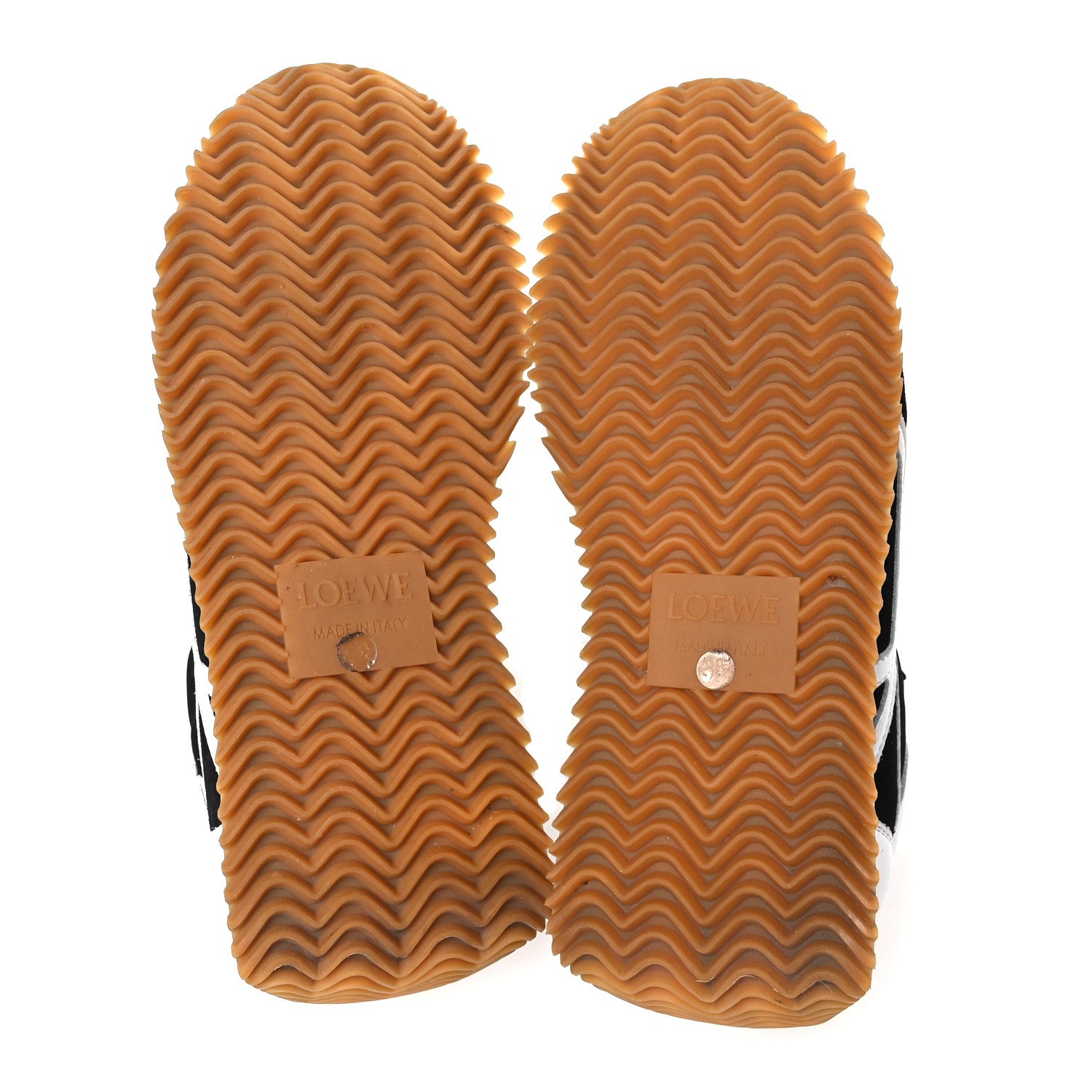 Loewe Nylon Suede Flow Runners Sneakers 38 Black 5 of 8