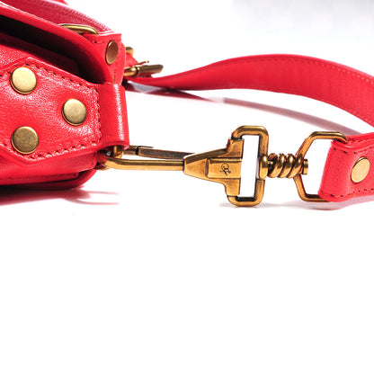 Proenza Schouler Lambskin Medium PS1 Satchel Deep Coral 6 of 12