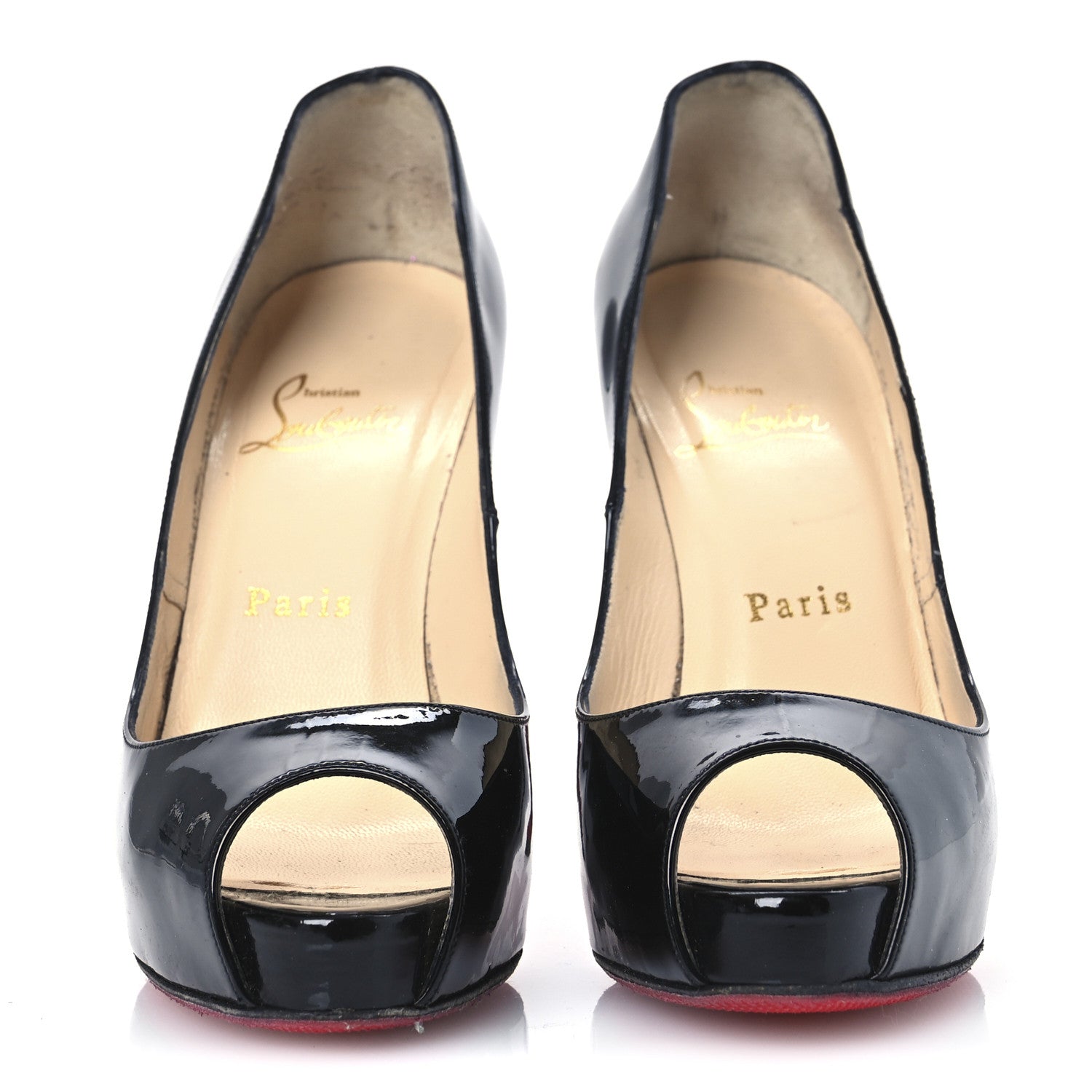 Christian Louboutin Patent New Very Prive 120 Pumps 36.5 Black 3 of 15