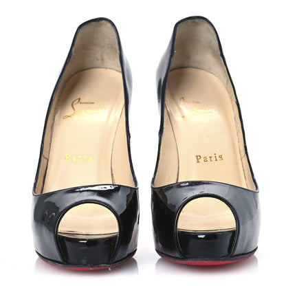 Christian Louboutin Patent New Very Prive 120 Pumps 36.5 Black 3 of 15