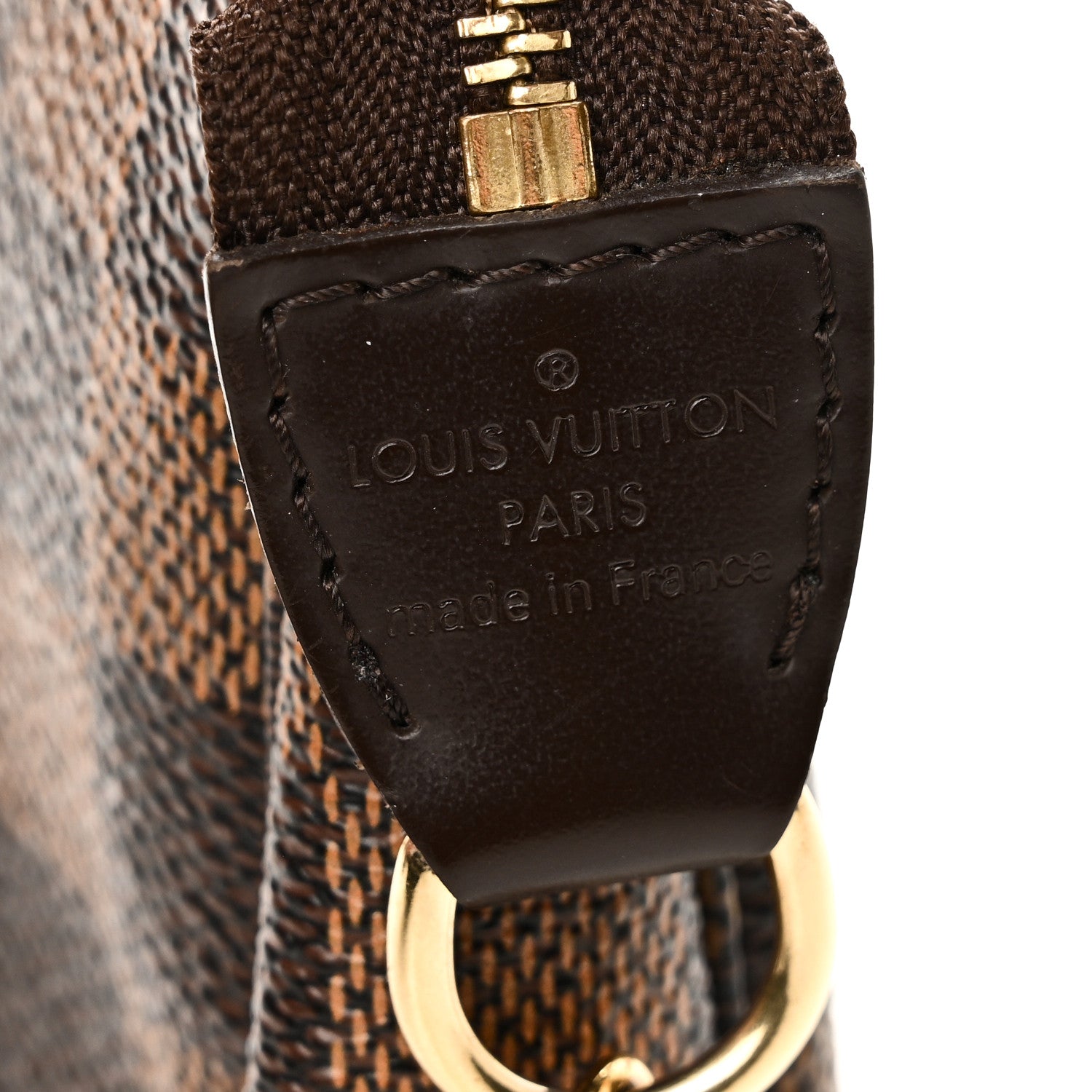 Louis Vuitton Damier Ebene Complice Trunks and Bags Mini Pochette Accessories Red 6 of 10