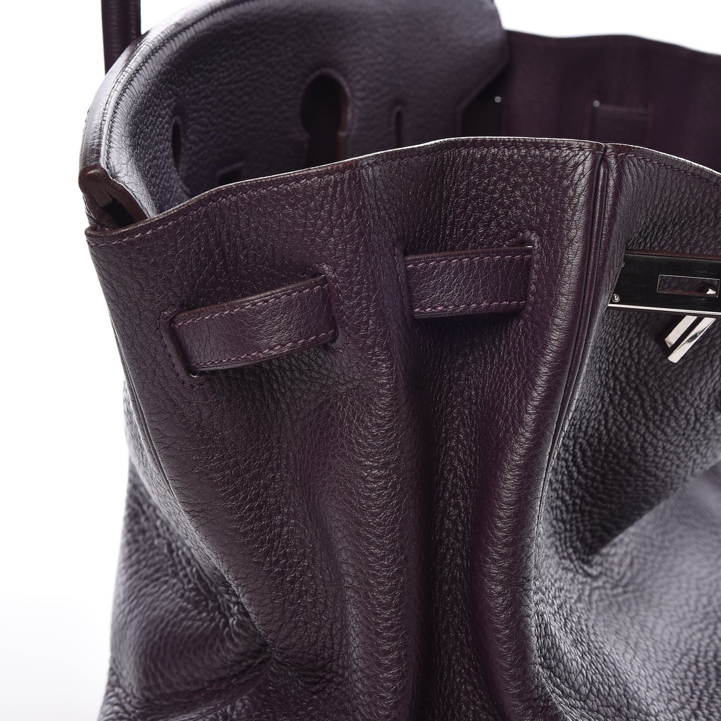 Taurillon Clemence Birkin 35 Raisin