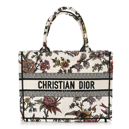 Christian Dior Canvas Jardin Botanique Embroidered Medium Book Tote Multicolor 1 of 8