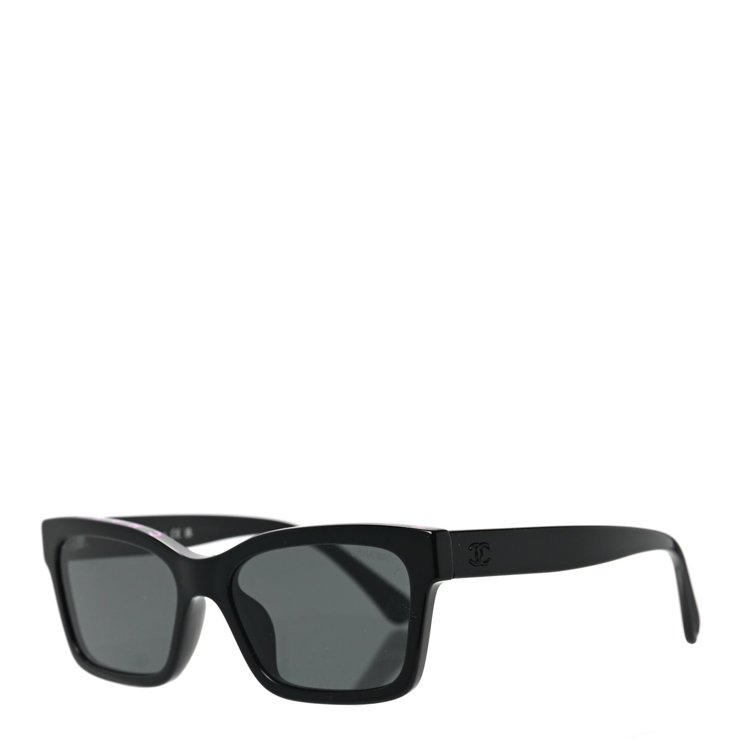 Acetate Square Sunglasses 5417-A Black