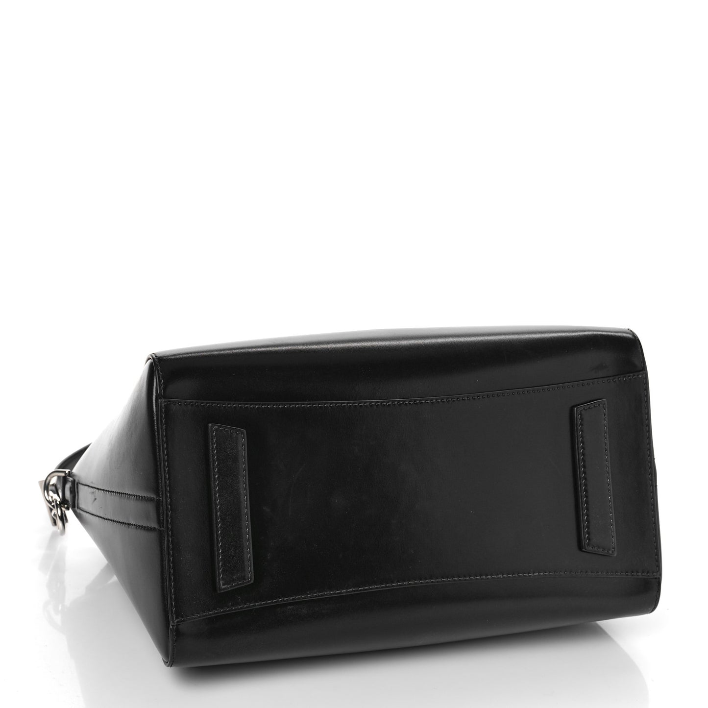 Shiny Lord Calfskin Medium Antigona Black