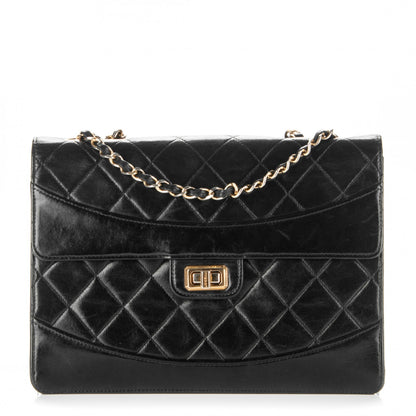 Chanel Lambskin Quilted Medium Single Flap Black 1 of 8