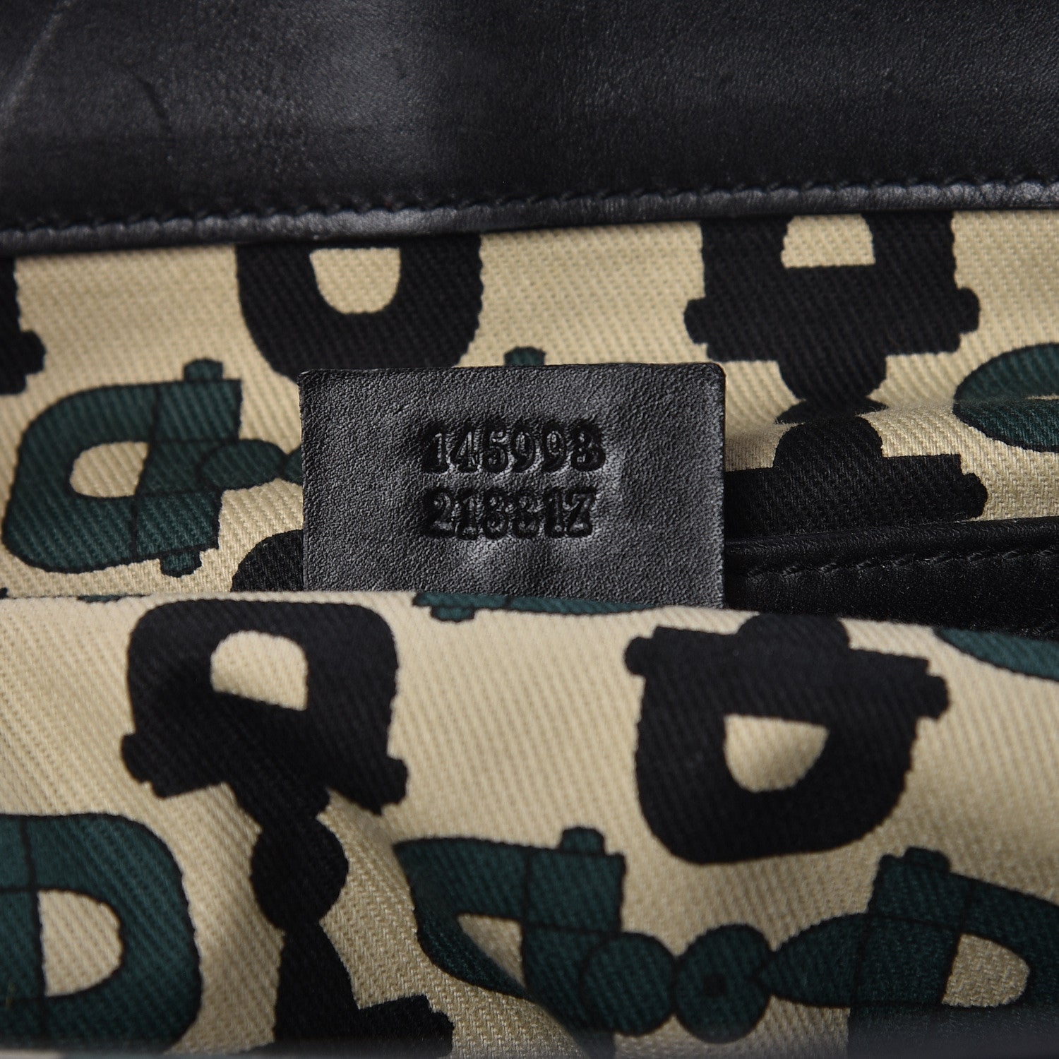 Gucci Guccissima Large Punch Tote Black 7 of 15