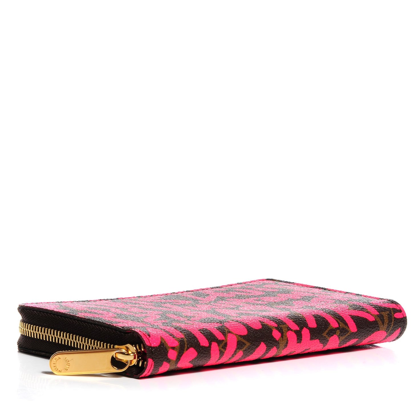 Monogram Graffiti Zippy Wallet Fuchsia