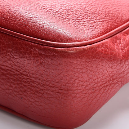 Gucci Pebbled Calfskin Small Soho Disco Bag Vibrant Red 16 of 18