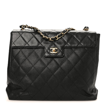 Chanel Caviar Quilted Single Flap Black 1 of 10