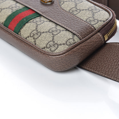 Gucci GG Supreme Monogram Ophidia Belted iPhone Case 85 34 Dark Brown 10 of 10