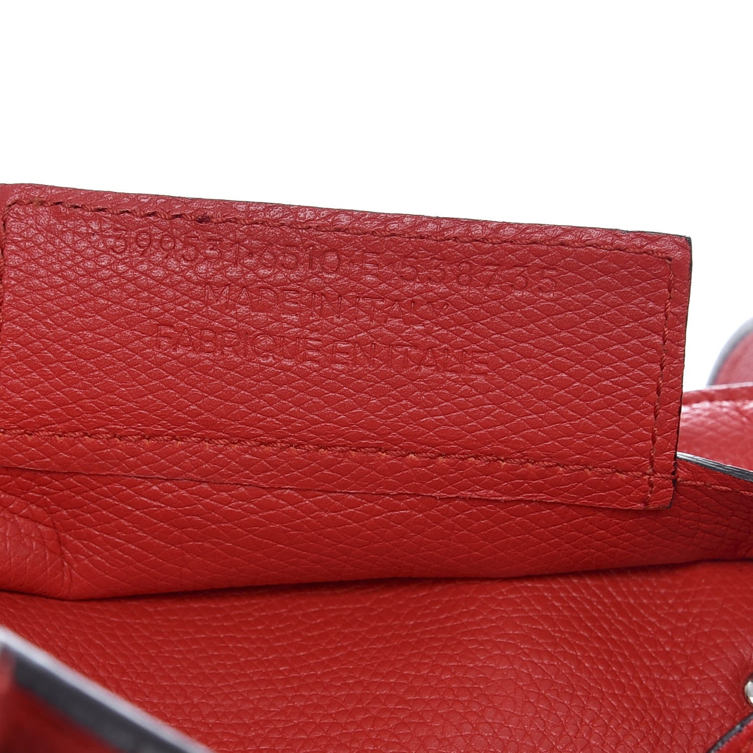 Balenciaga Grained Calfskin Plate Hardware Papier A6 Zip Around Tote Rouge Houx 8 of 12