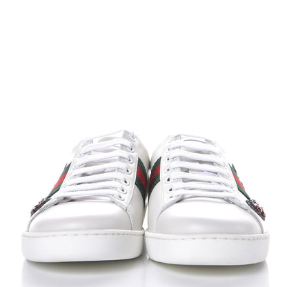 Gucci Calfskin Web Studded Arrow Ace Sneakers 36.5 White 2 of 12