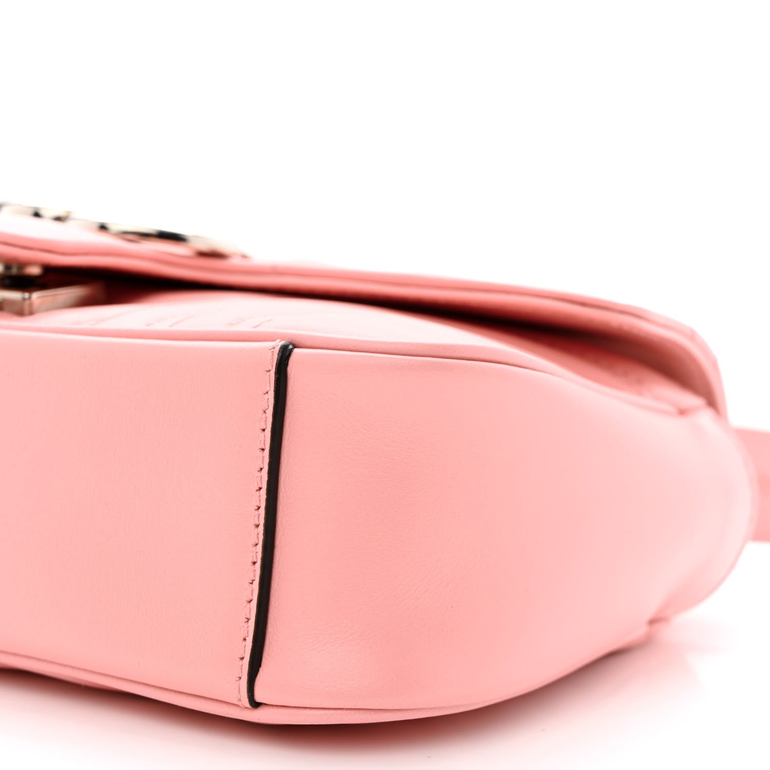 Gucci Calfskin Matelasse Mini GG Marmont Shoulder Bag Wild Rose 10 of 10