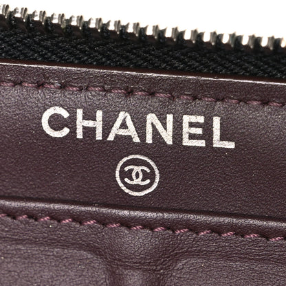Chanel Caviar Quilted Large Gusset Zip Around Wallet Black 6 of 8