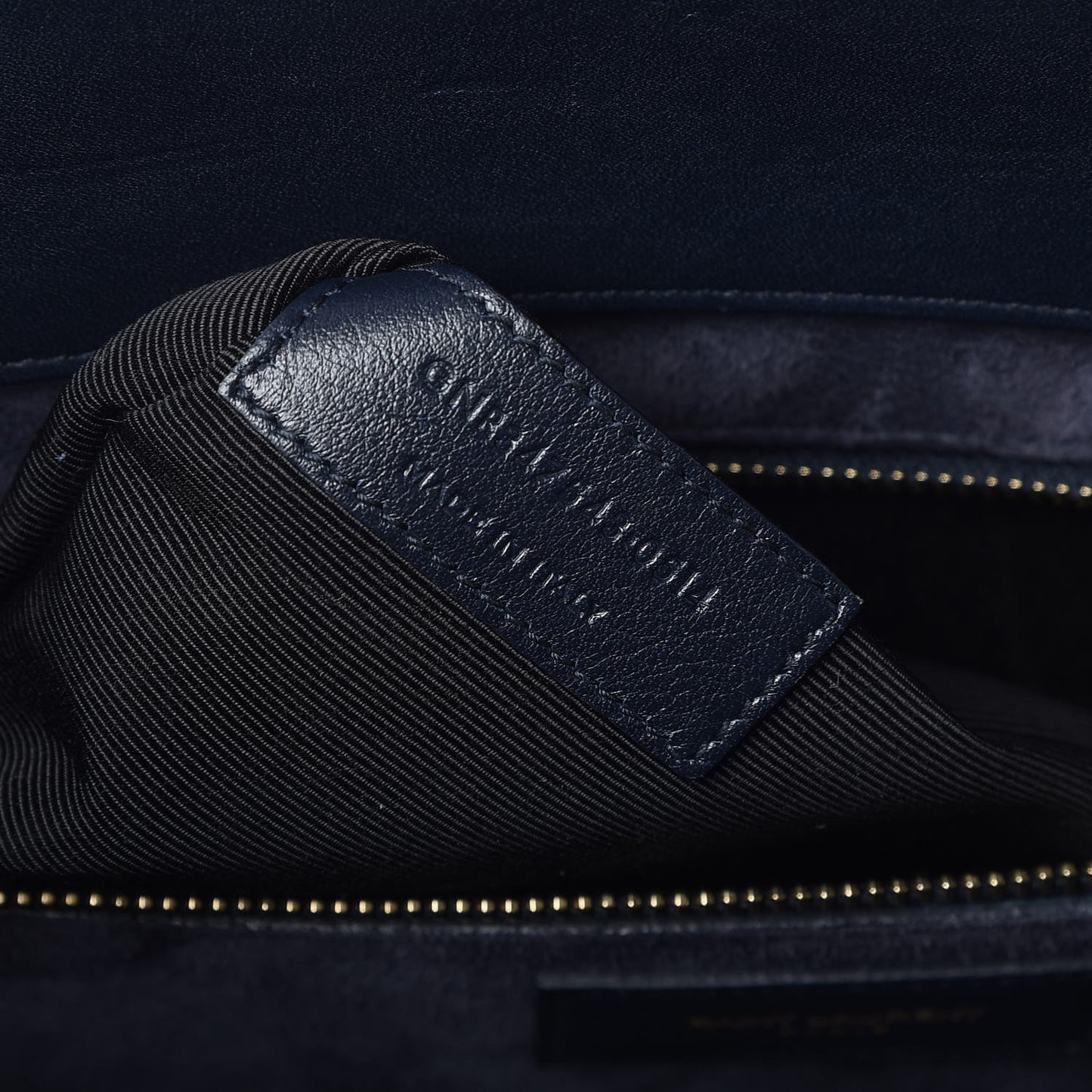 Calfskin Large Sac de Jour Navy Blue