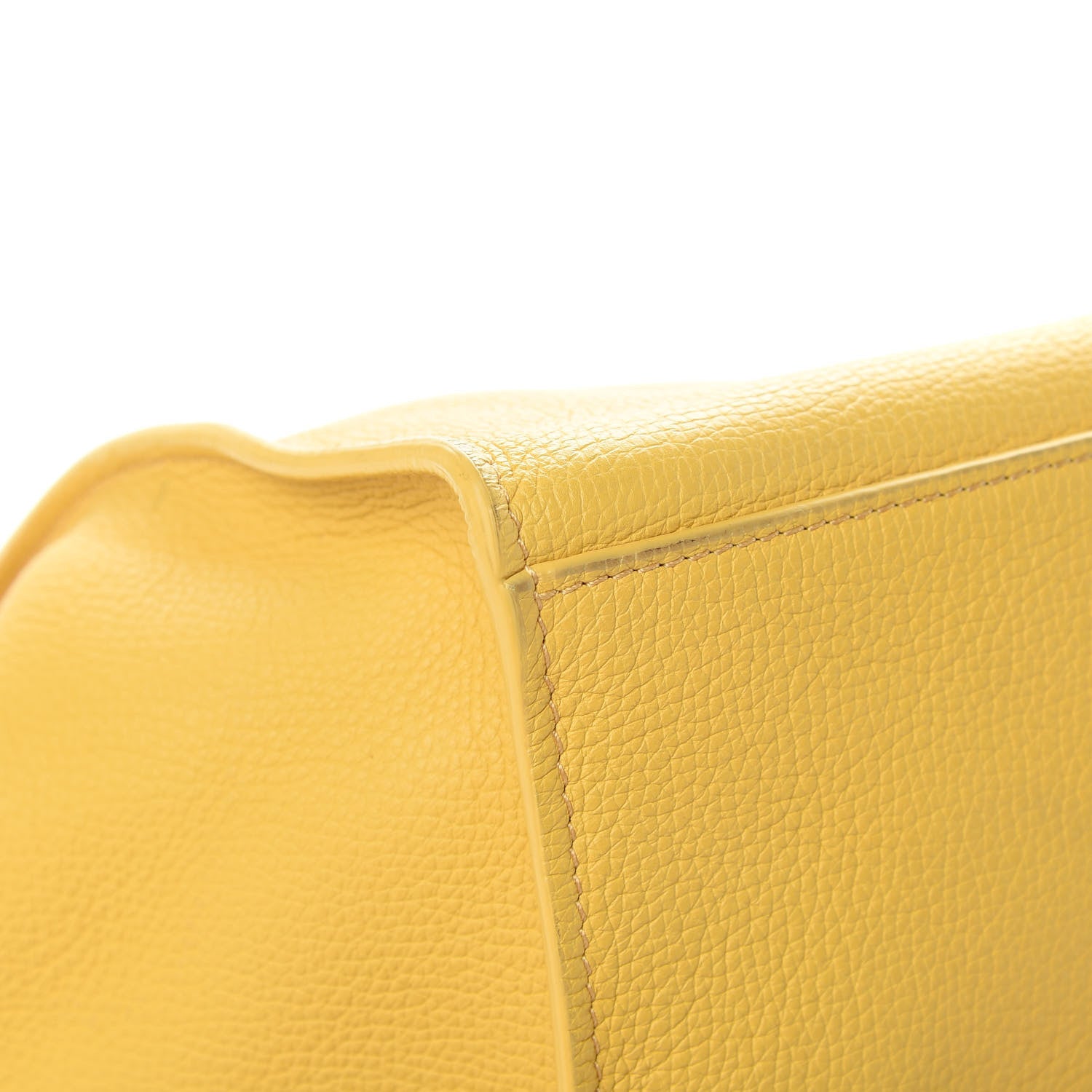 Celine Supple Grained Calfskin Small Long Strap Big Bag Sunflower 13 of 17