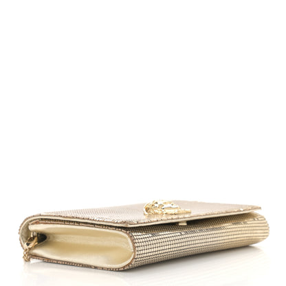 Versace Chainmail Palazzo Evening Bag Gold 4 of 10