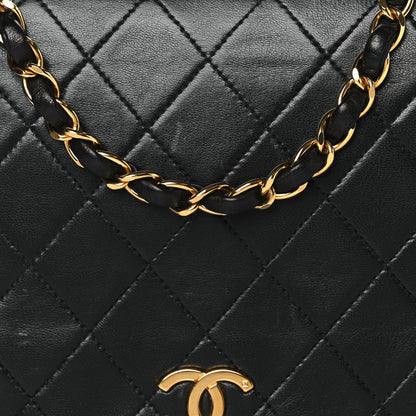 Chanel Lambskin Quilted Small Single Flap Black 8 of 10