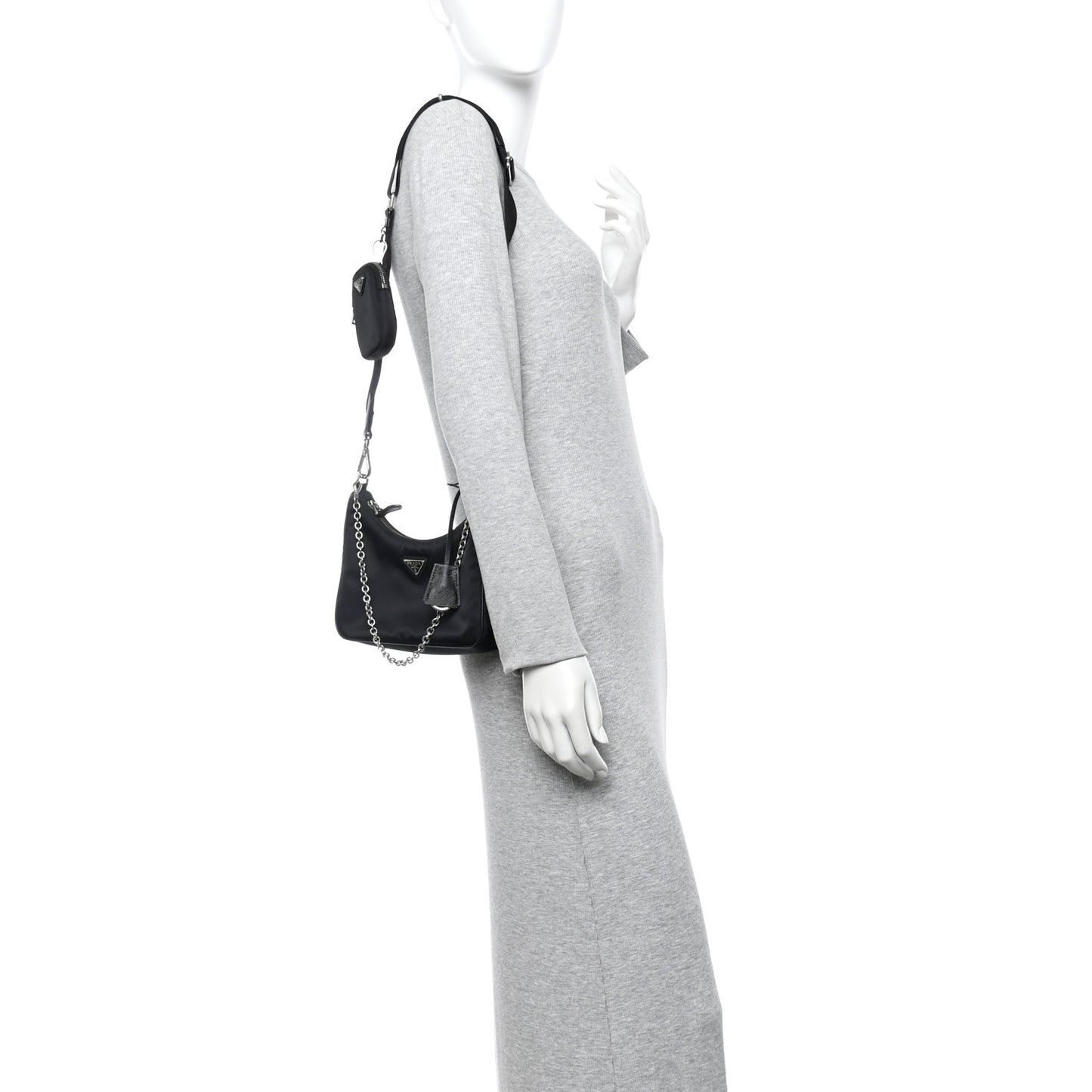 Nylon Re-Edition 2005 Shoulder Bag Black