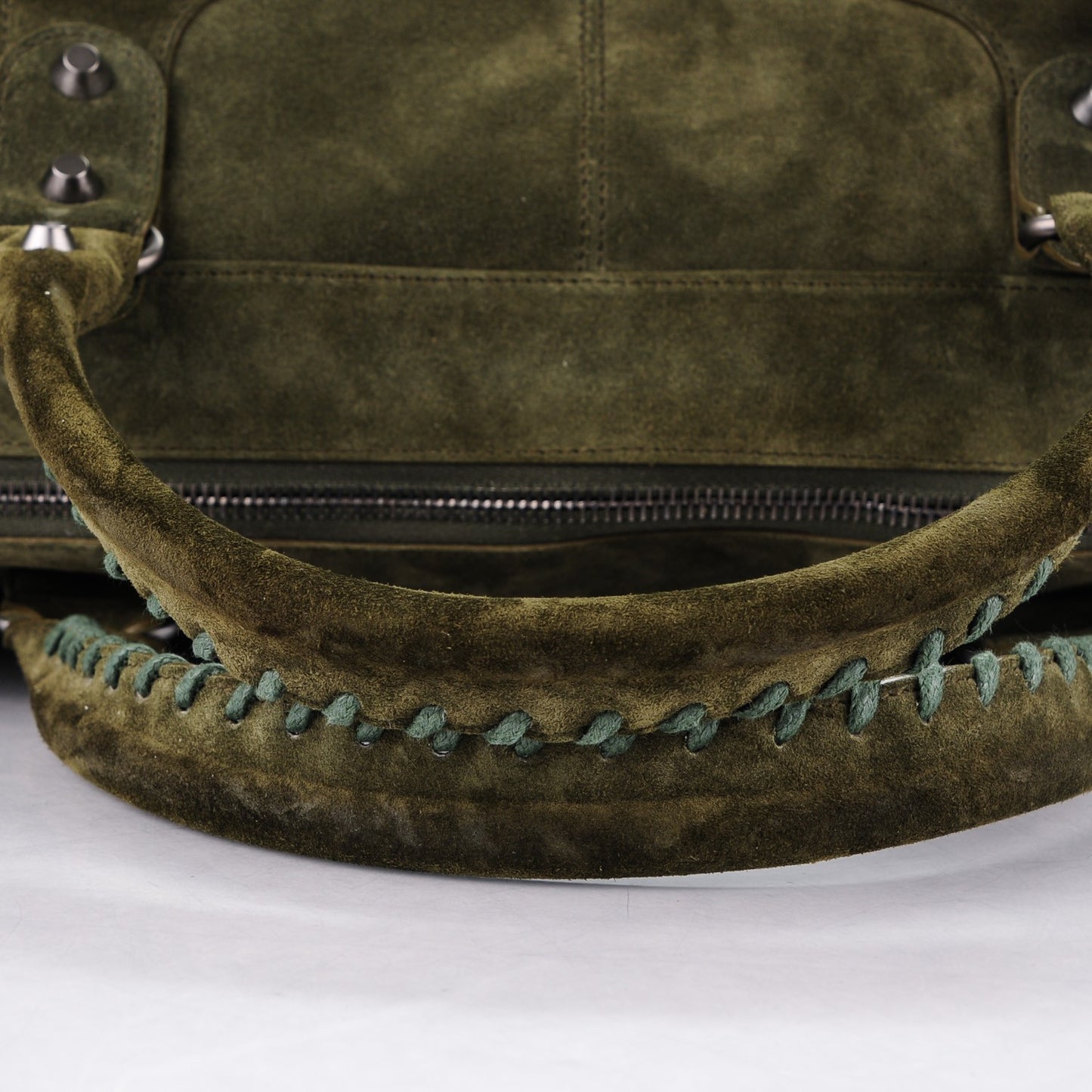 Baby Daim Suede Classic Hardware Work Vert Militaire
