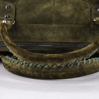 Balenciaga Baby Daim Suede Classic Hardware Work Vert Militaire 8 of 8