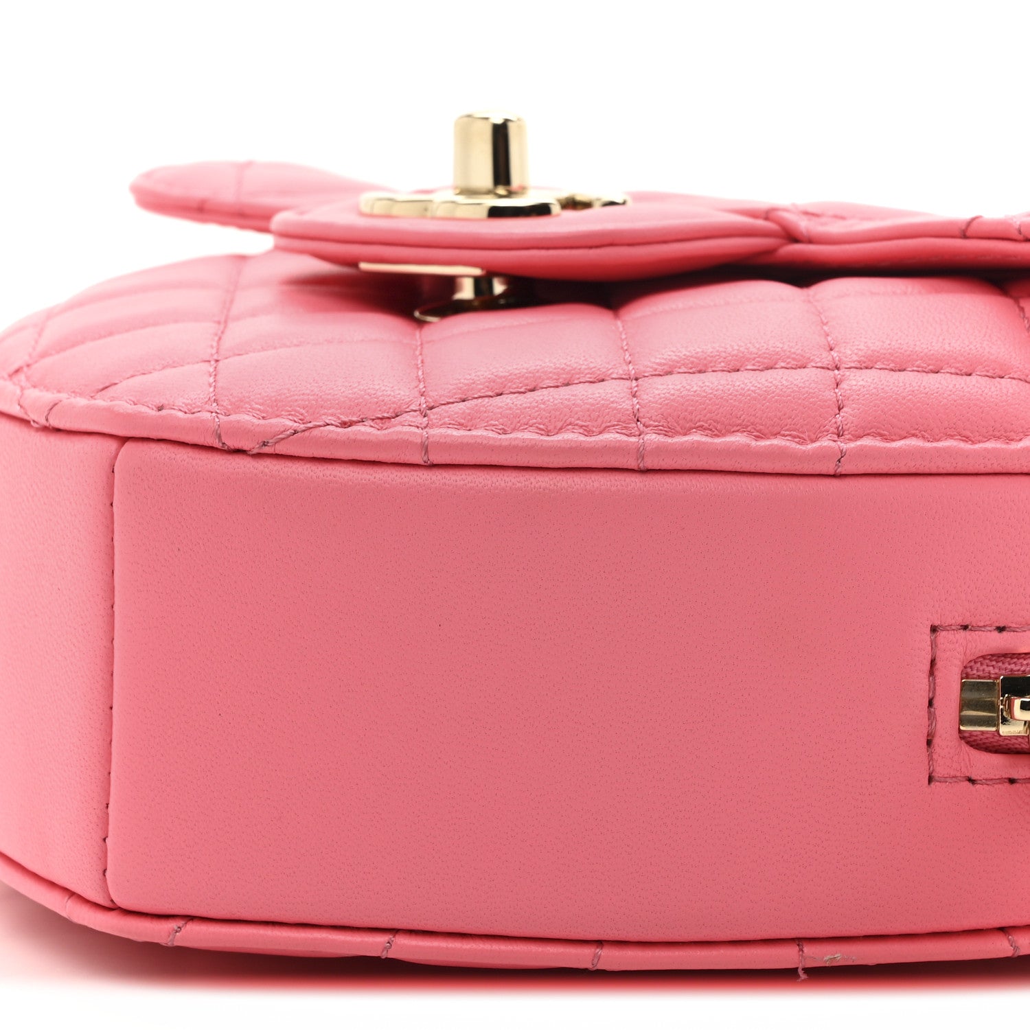 Chanel Lambskin Quilted CC In Love Heart Bag Pink 9 of 10