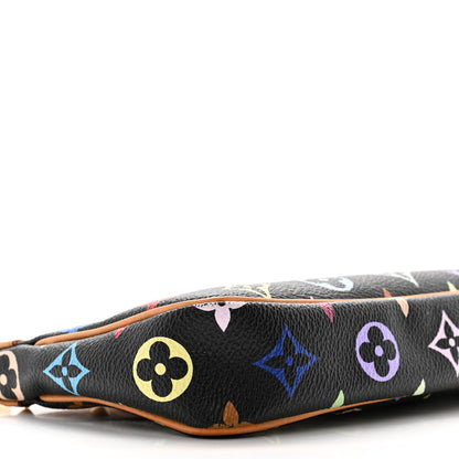 Louis Vuitton Monogram Multicolor Pochette Accessories Black 8 of 16