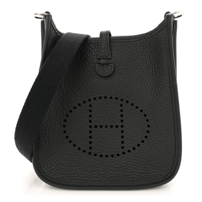 Hermes Taurillon Clemence Evelyne TPM Black 1 of 11