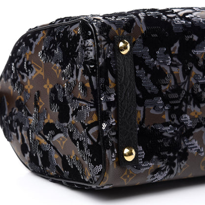 Louis Vuitton Monogram Fleur De Jais Sequins Speedy 30 6 of 12