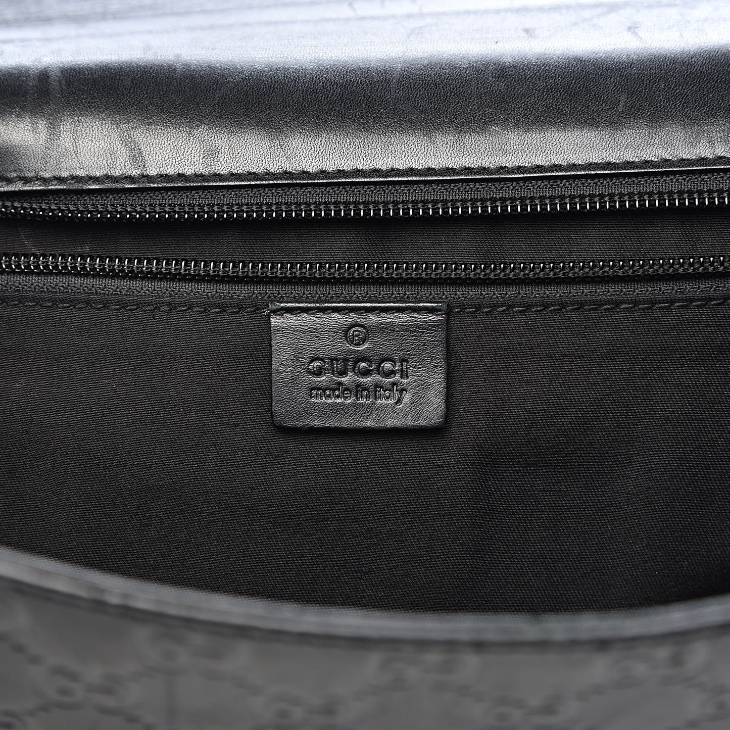 Guccissima Briefcase Black