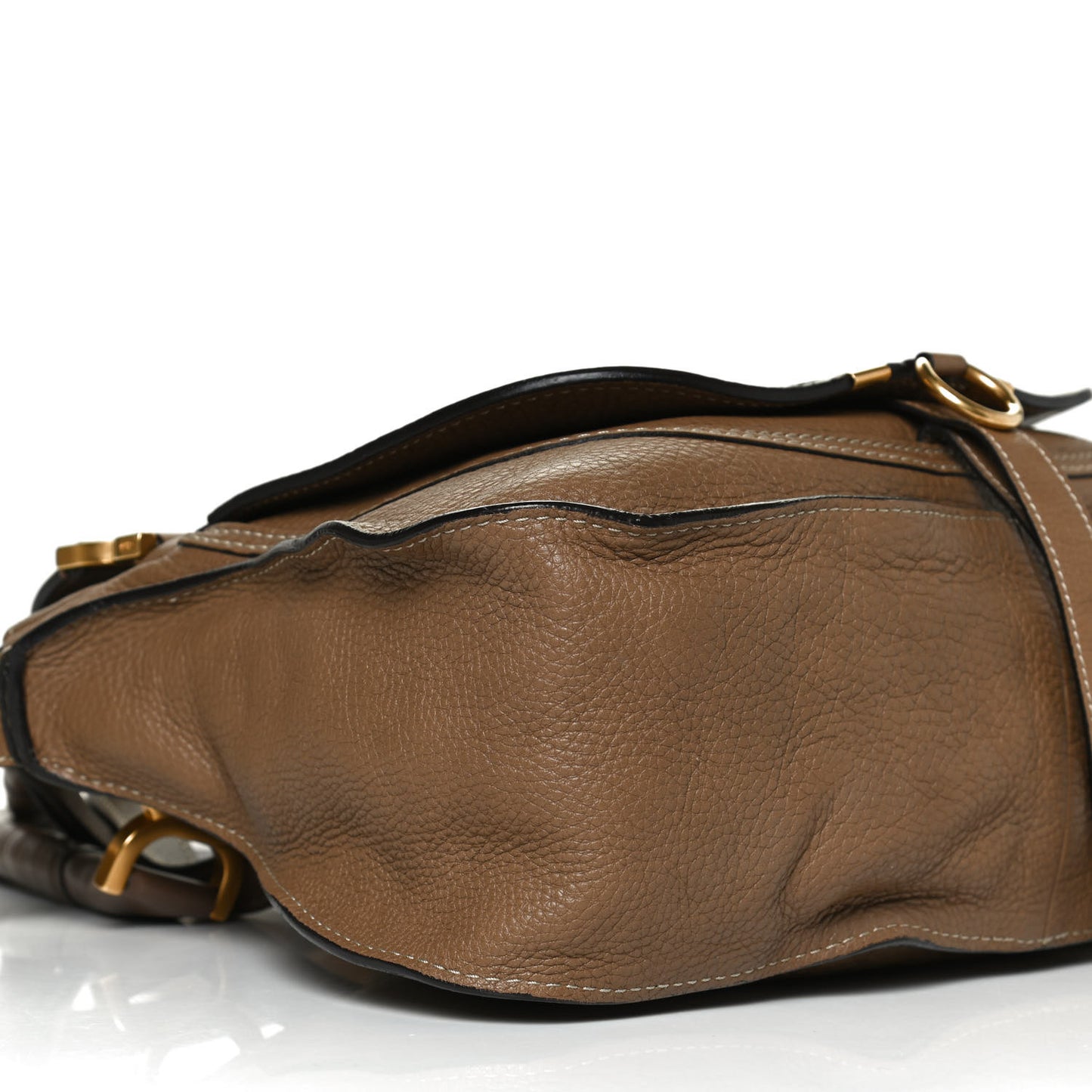 Calfskin Medium Marcie Satchel Nut