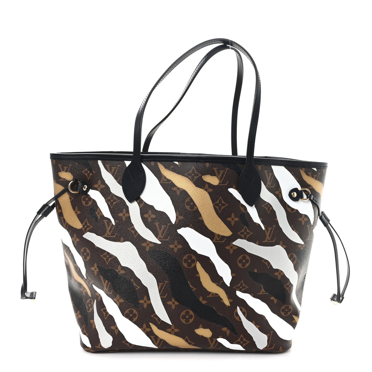 Louis Vuitton x LoL Monogram Neverfull MM Gold Silver 1 of 11