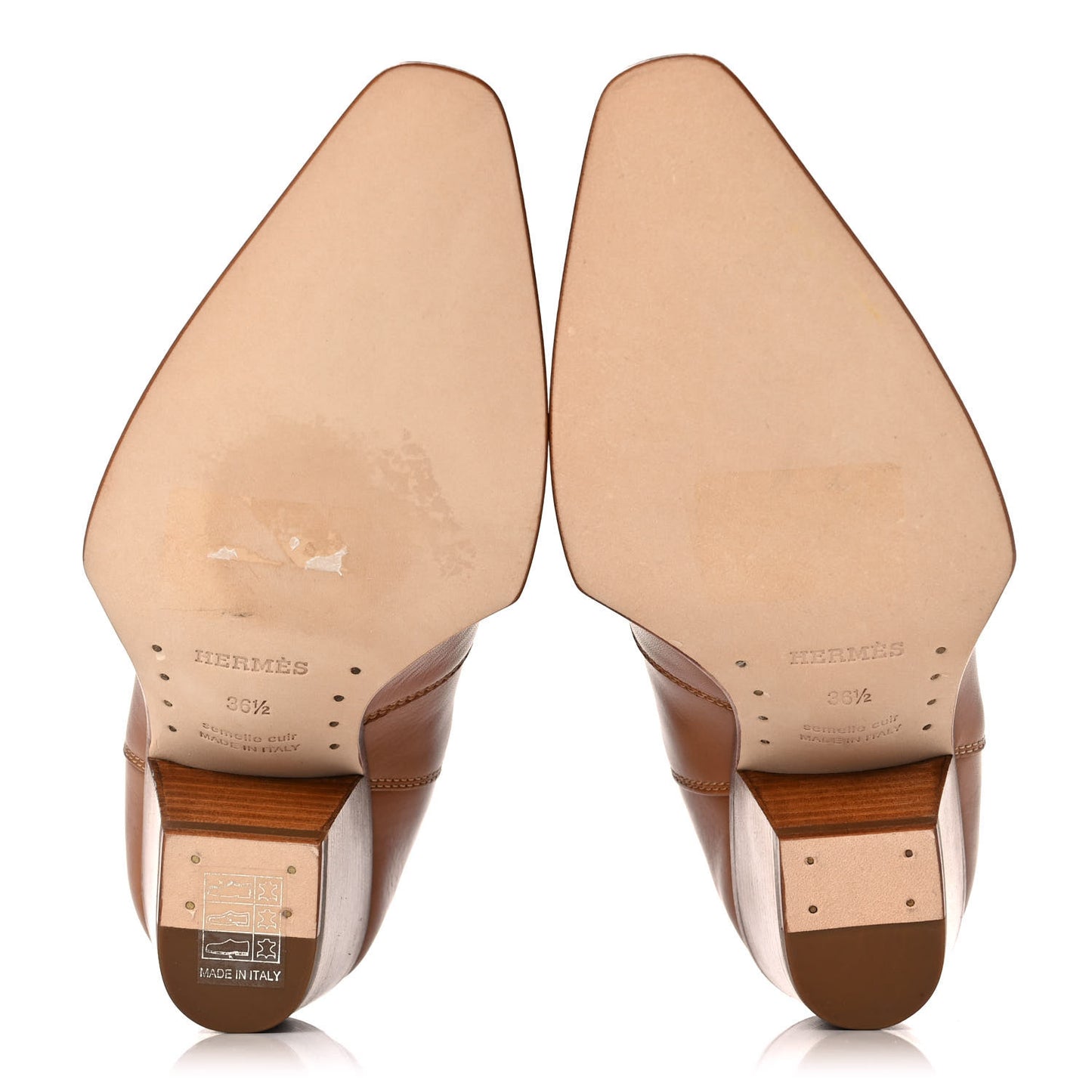 Calfskin Womens Vegas Ankle Boot 36.5 Naturel