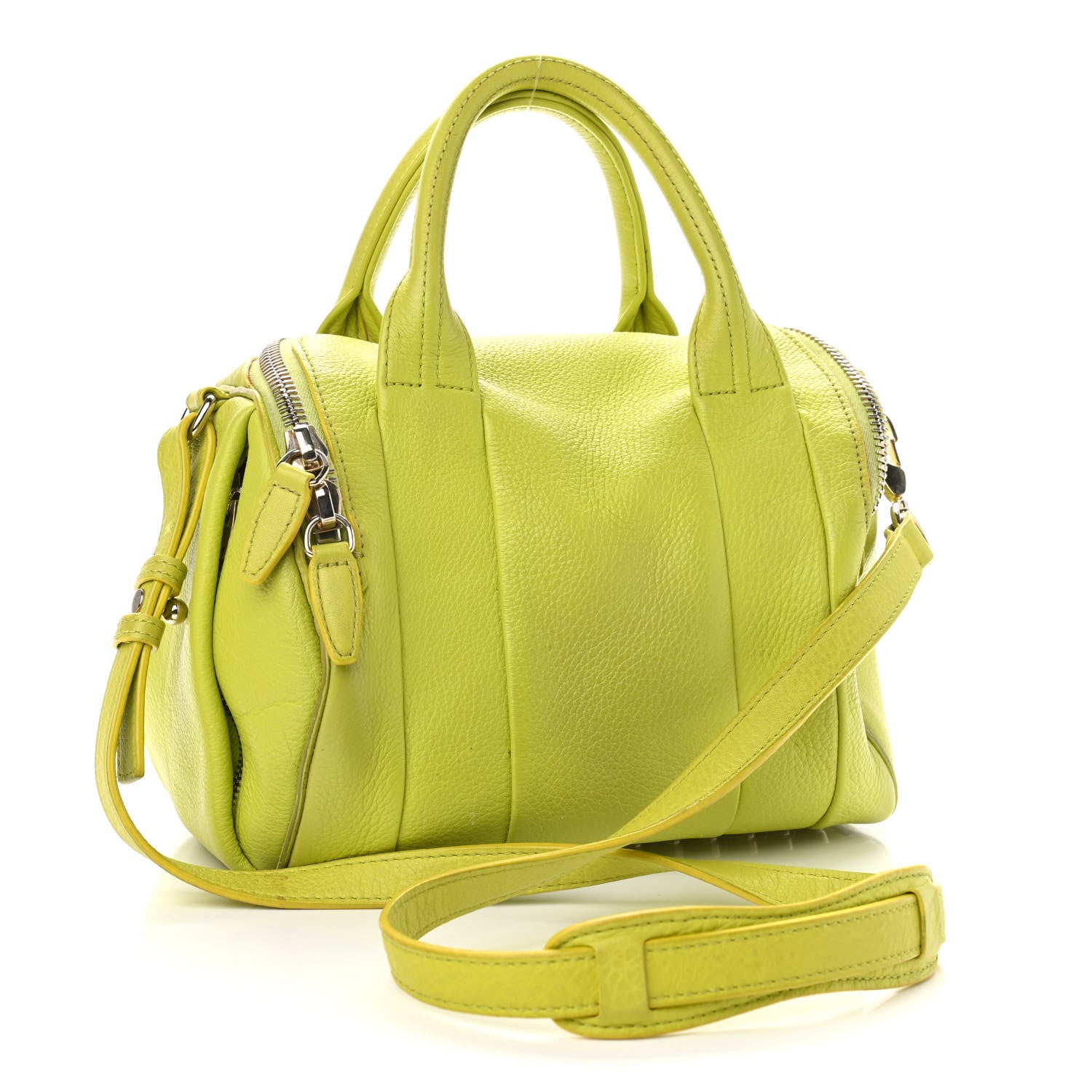 Alexander Wang Pebbled Lambskin Rockie Acid Pale Gold Hardware 3 of 9