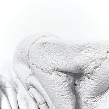 Chanel Lambskin Quilted CC Hair Scrunchie White 4 of 4