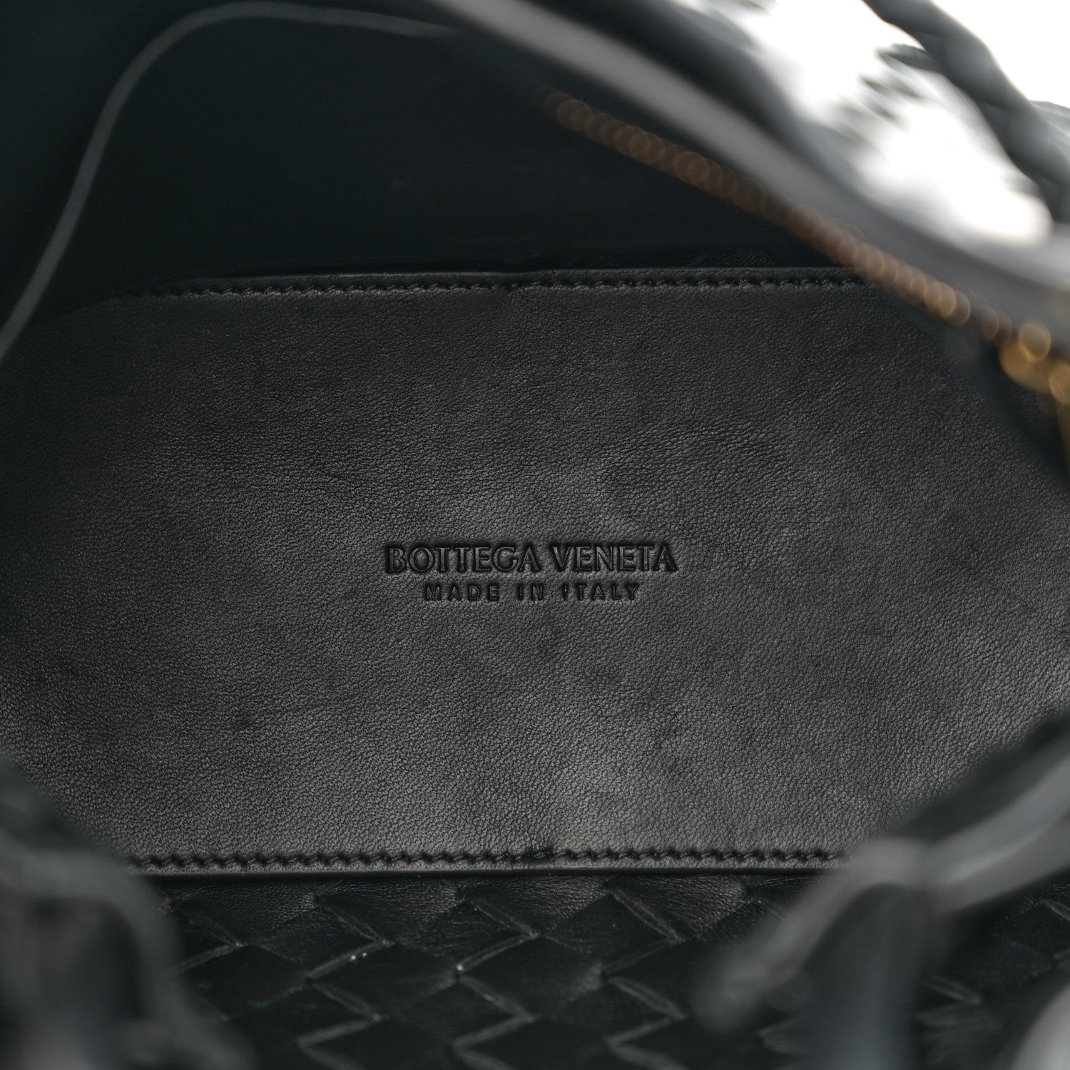 Bottega Veneta Nappa Intrecciato Small Andiamo Shoulder Bag Black 5 of 10