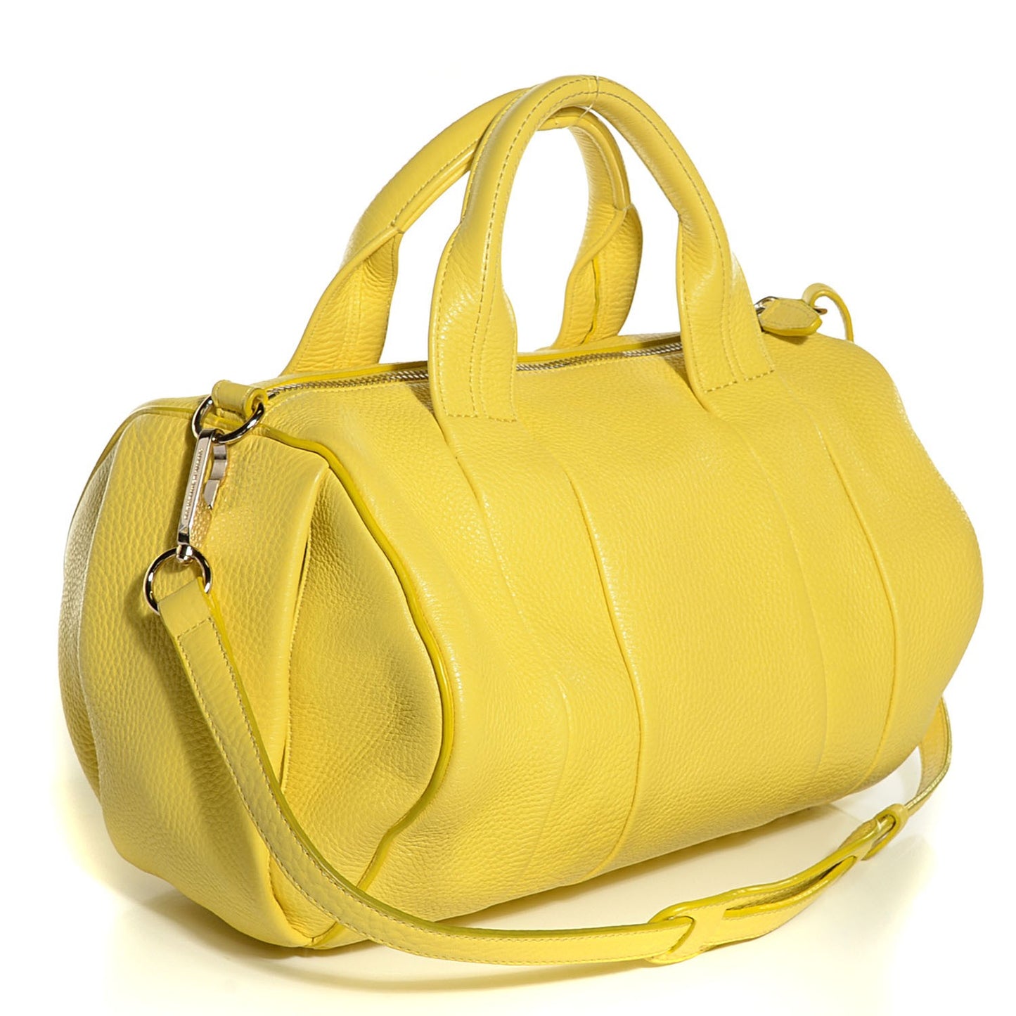 Pebbled Lambskin Rocco Yellow Light Gold Hardware