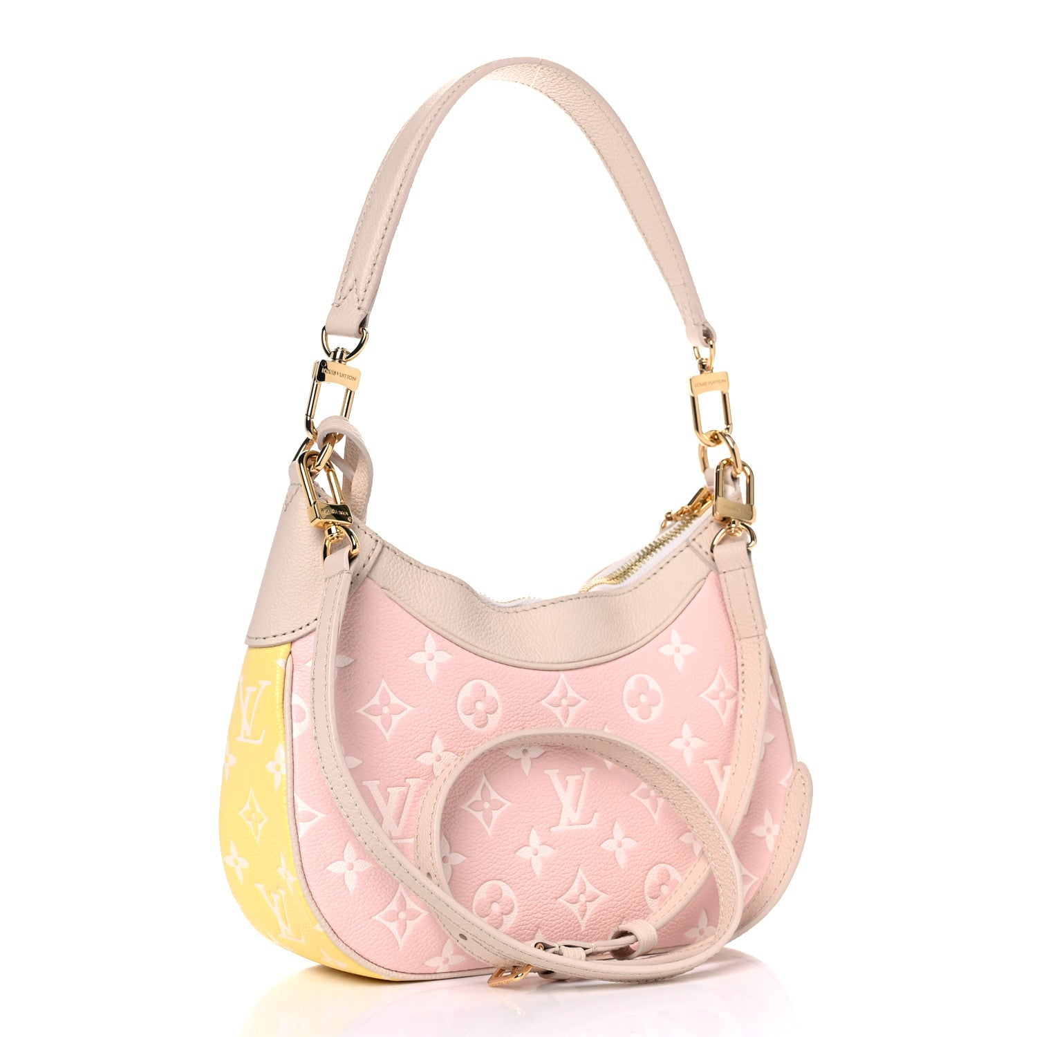 Louis Vuitton Empreinte Monogram Spring in the City Bagatelle NM Pink Beige Yellow 2 of 8