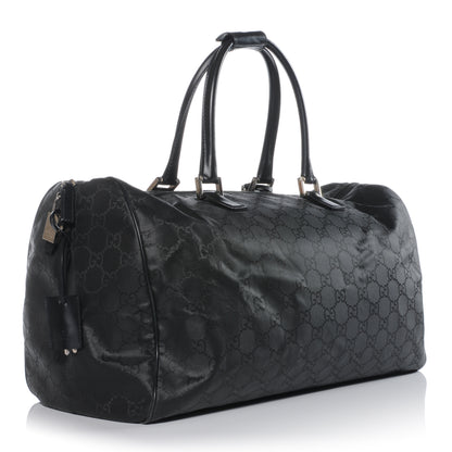 Gucci Nylon Monogram Carry On Duffle Black 3 of 9
