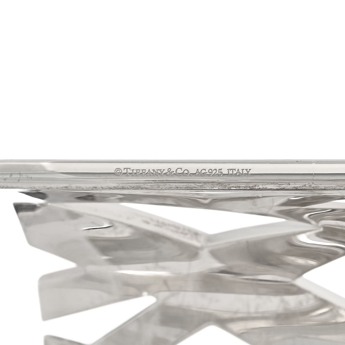 Sterling Silver Wide Atlas Cuff Bracelet
