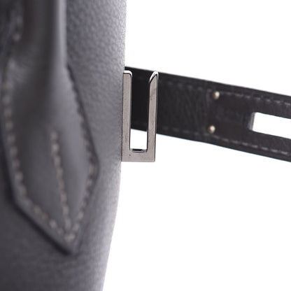 Hermes Taurillon Clemence Birkin 35 Graphite 13 of 35