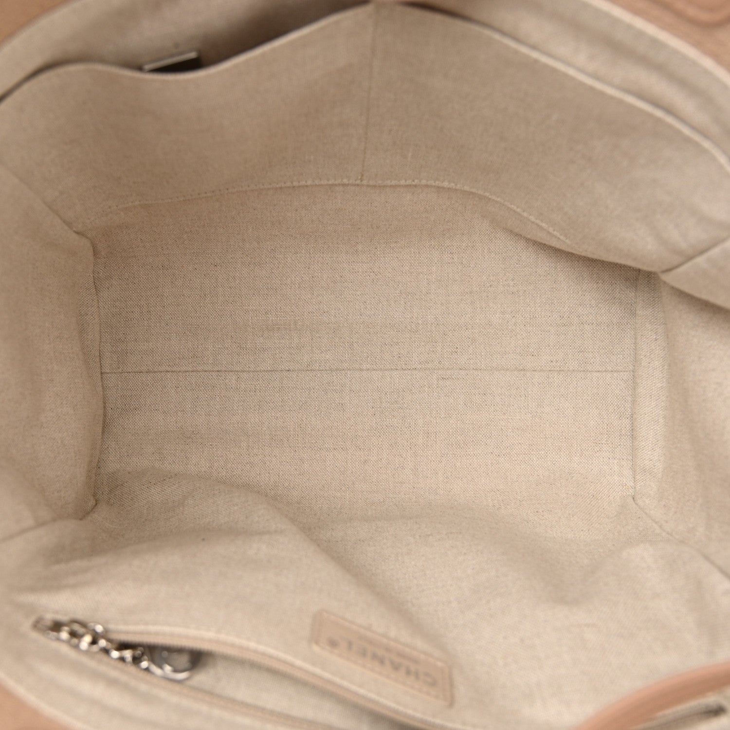 Chanel Mixed Fibers Small Deauville Tote Beige 6 of 11