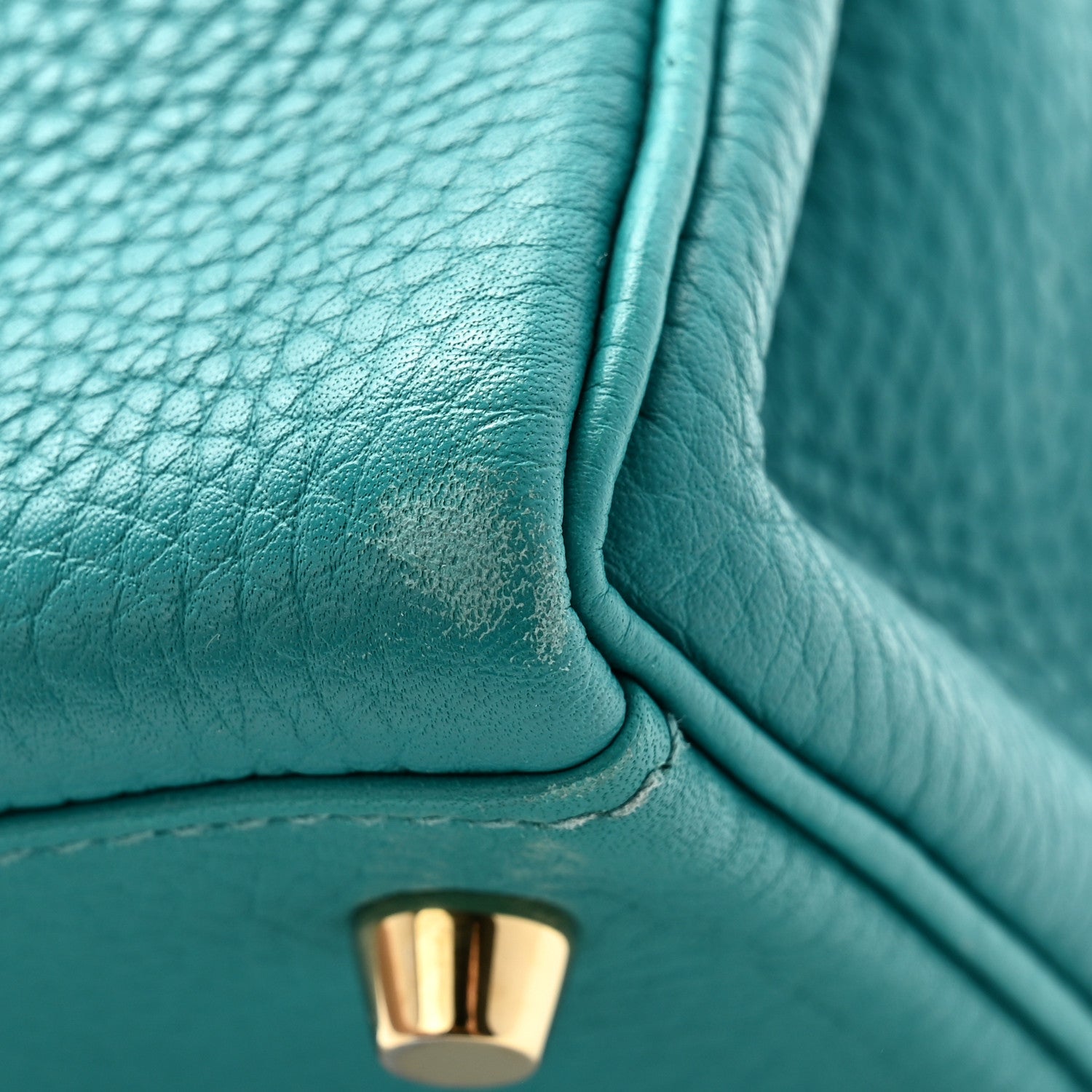 Hermes Taurillon Clemence Kelly Retourne 28 Bleu Paon 11 of 12