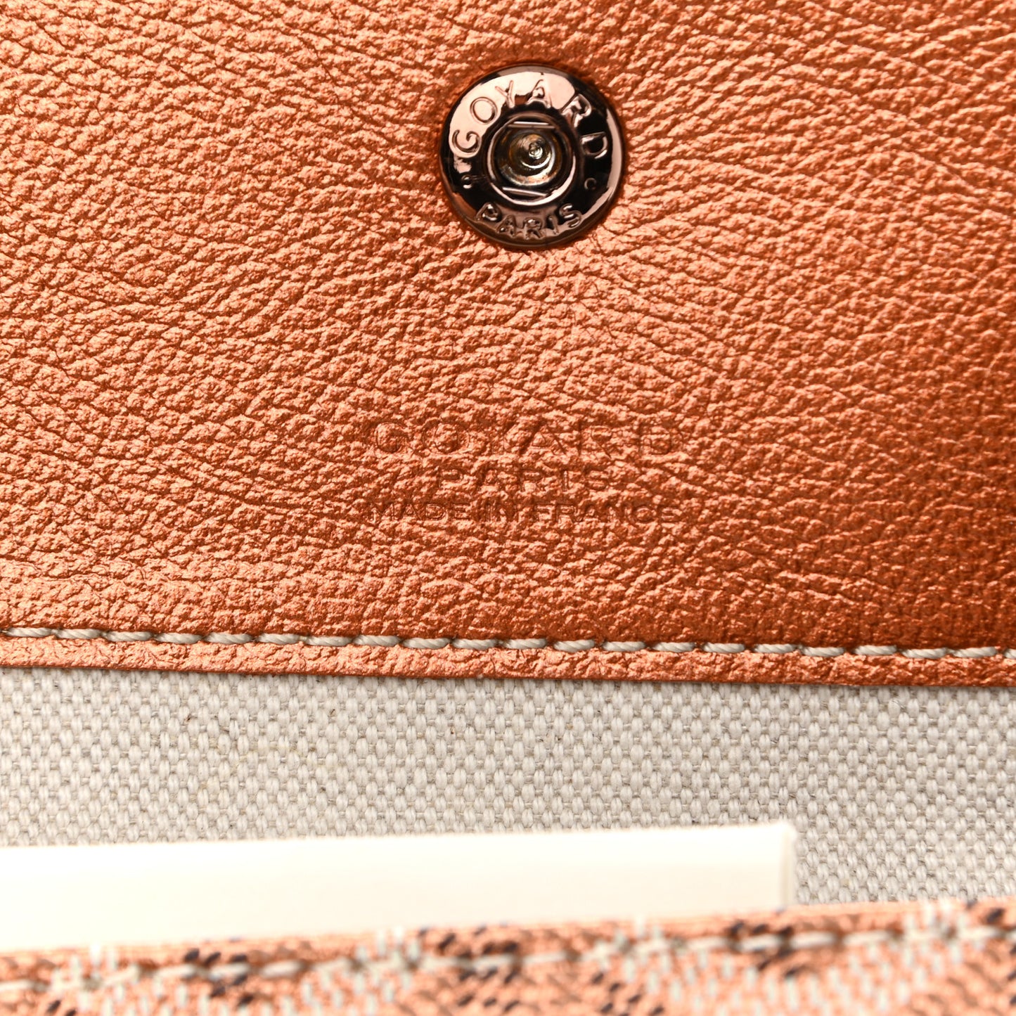 Goyardine Precious Metals Saint Louis PM Rose Gold