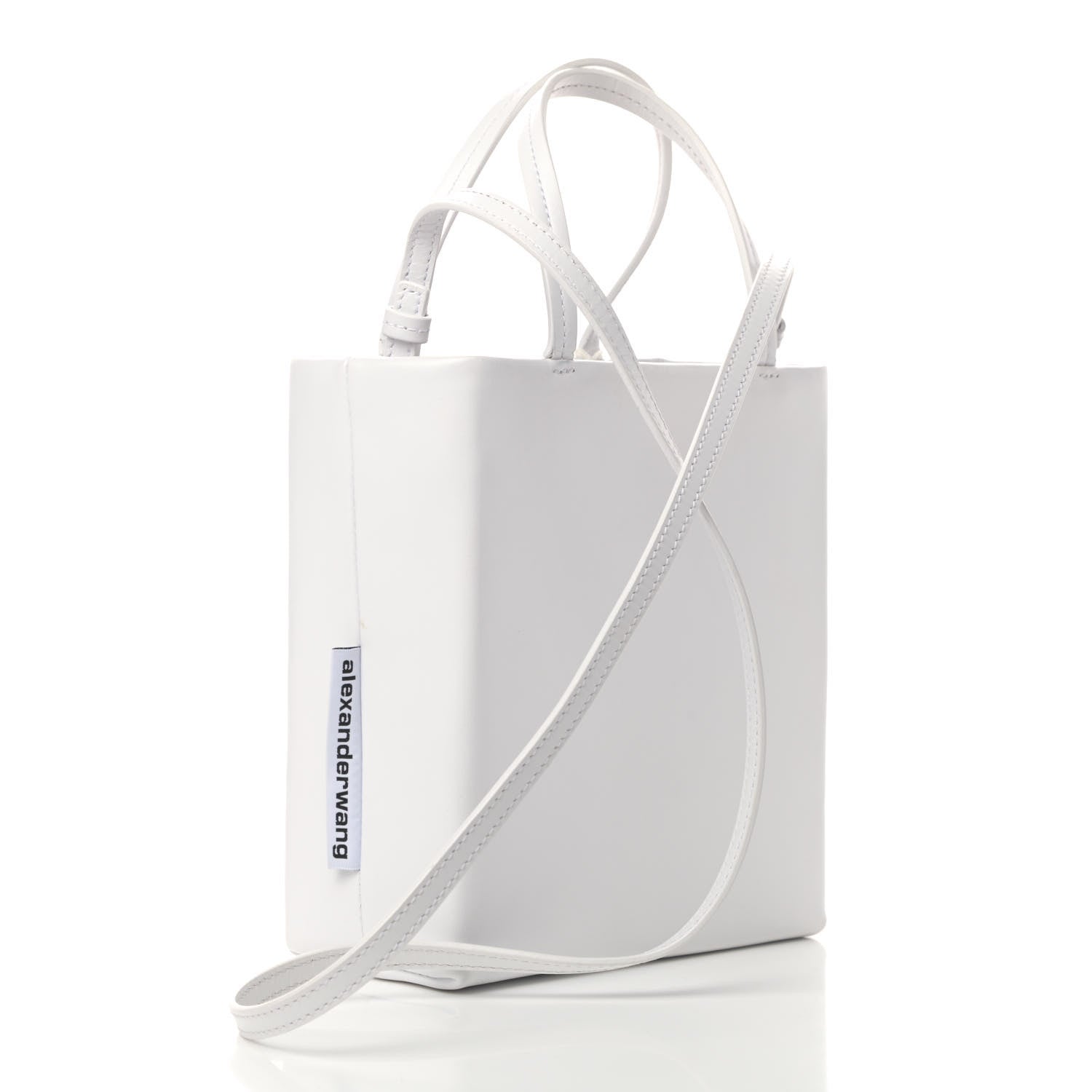 Alexander Wang Calfskin Sheeo Mini Crossbody Shopper White 2 of 6