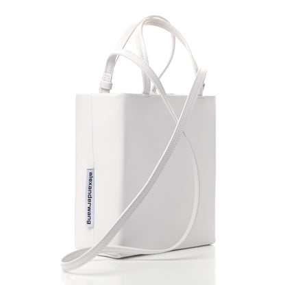 Alexander Wang Calfskin Sheeo Mini Crossbody Shopper White 2 of 6