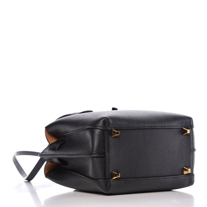 MCM Grained Calfskin Mini Milla Tote Black 4 of 10