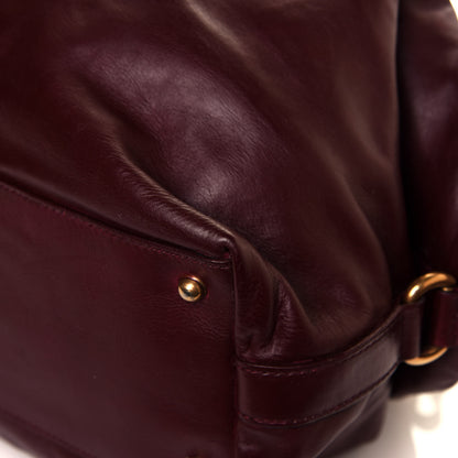 Gucci Soft Calfskin Icon Top Handle Bag Burgundy 11 of 19