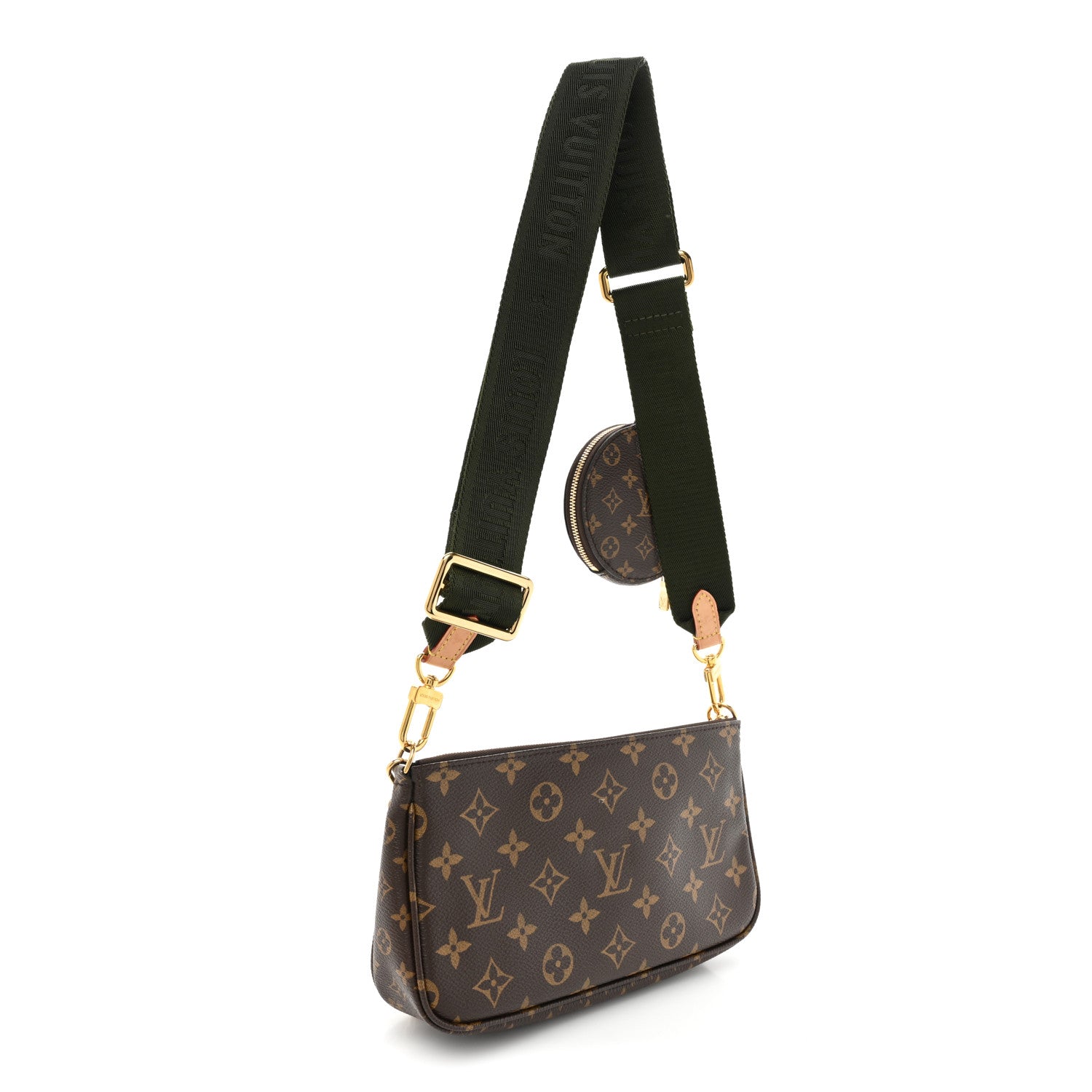 Louis Vuitton Monogram Multi Pochette Accessories Kaki 3 of 12